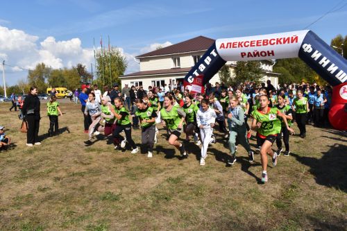 Четыре сотни алексеевцев стартовали в забеге «Кросса нации – 2023»