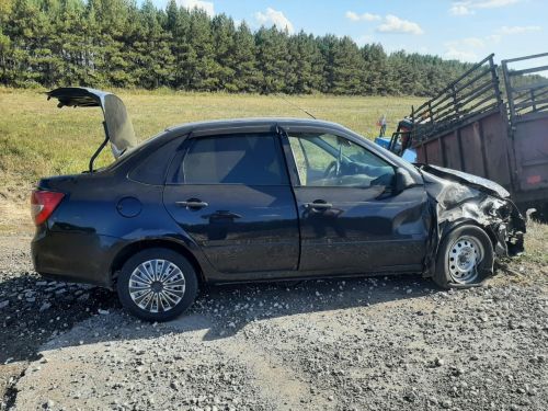 В Алексеевском районе беременная девушка пострадала в аварии