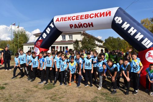 Четыре сотни алексеевцев стартовали в забеге «Кросса нации – 2023»