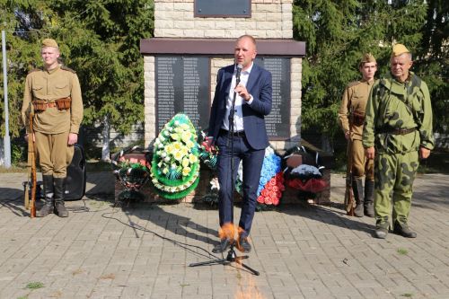 В Билярске провели митинг у памятника погибшим в ВОВ