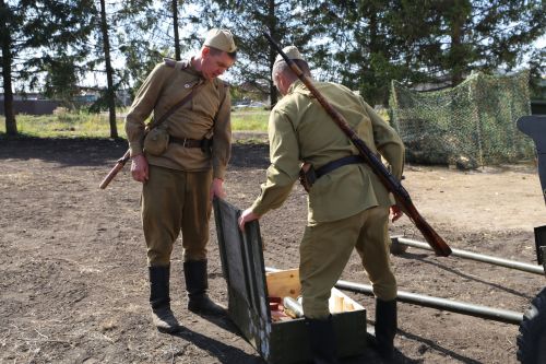 В Билярске провели военно-историческую реконструкцию боя на Днепре