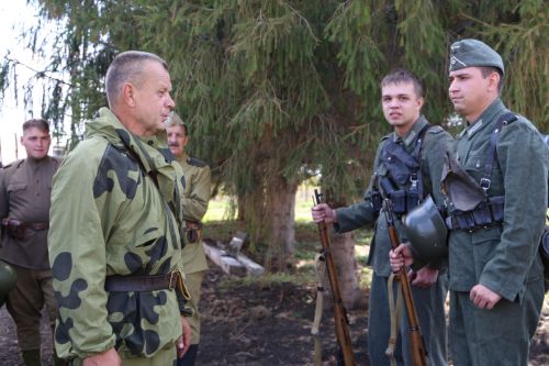 В Билярске провели военно-историческую реконструкцию боя на Днепре