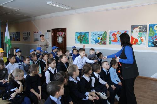 В Мокрокурналинской школе прошло мероприятие «В новый год со знаниями по ПДД»