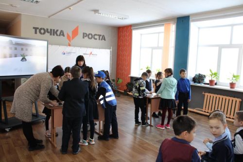 В Мокрокурналинской школе прошло мероприятие «В новый год со знаниями по ПДД»