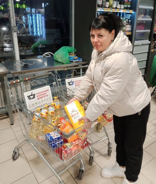 В Алексеевском завершилась ноябрьская благотворительная акция «Корзина доброты»