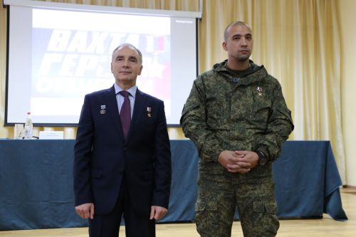 Алексеевский район с визитом посетили Герои России
