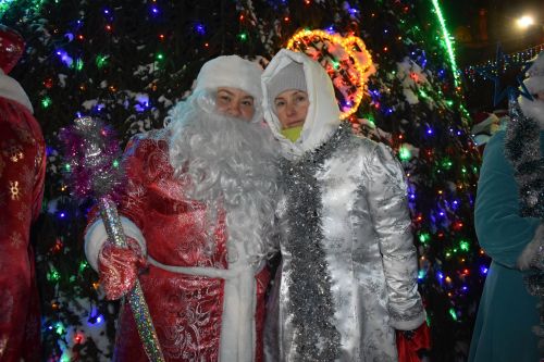 В Алексеевском состоялось открытие главной елки