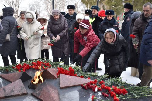 В День защитника Отечества в Алексеевском состоялся памятный митинг
