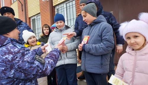Воспитанники алексеевского приюта Забота побывали в гостях у сотрудников Росгвардии