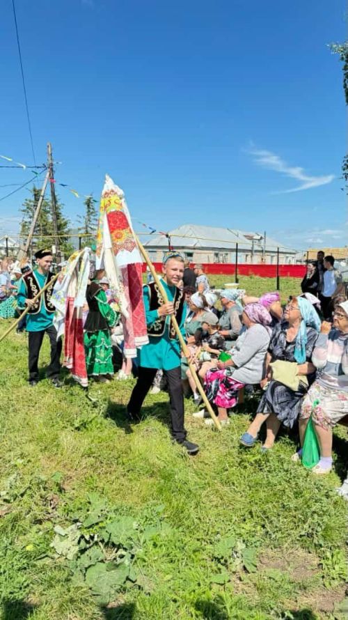 В селе Степная Шентала прошёл национальный праздник Сабантуй, посвящённый окончанию посевных работ