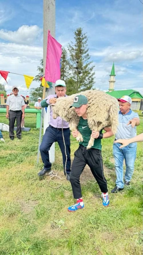 В селе Степная Шентала прошёл национальный праздник Сабантуй, посвящённый окончанию посевных работ