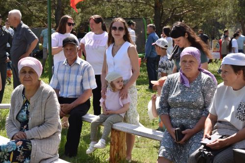 Борьба корэш, угощения и лотерея: в Среднетиганском сельском поселении прошел Сабантуй