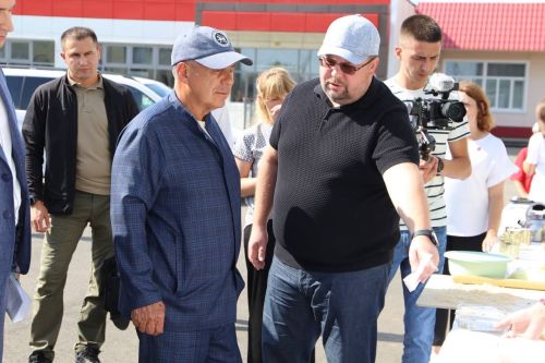 Раис Республики Татарстан Рустам Минниханов совершил рабочую поездку в Алексеевский район