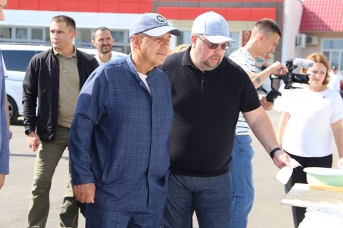 Раис Республики Татарстан Рустам Минниханов совершил рабочую поездку в Алексеевский район