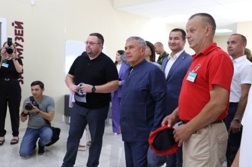 Раис Республики Татарстан Рустам Минниханов совершил рабочую поездку в Алексеевский район