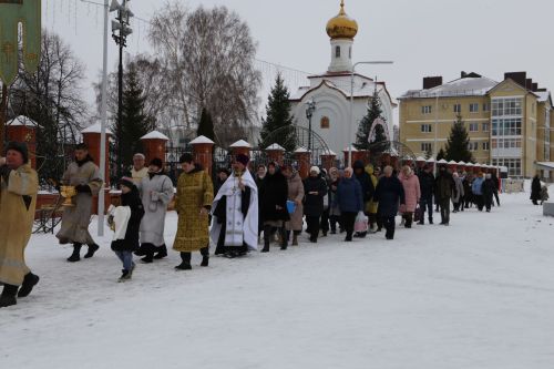 В Алексеевском празднуют Крещение Господне