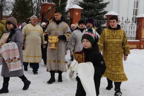 В Алексеевском празднуют Крещение Господне