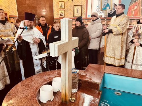 В Алексеевском празднуют Крещение Господне