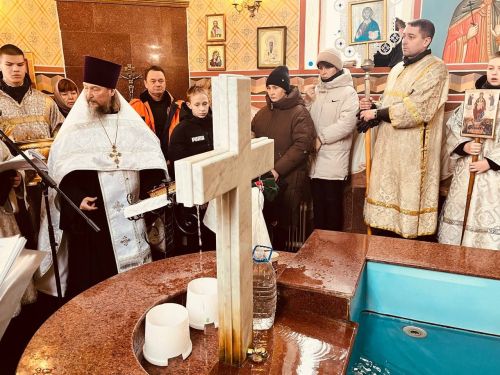 В Алексеевском празднуют Крещение Господне