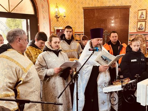 В Алексеевском празднуют Крещение Господне