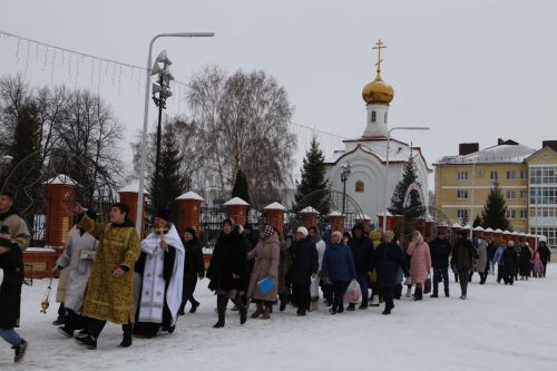 В Алексеевском празднуют Крещение Господне