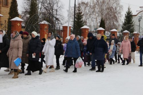В Алексеевском празднуют Крещение Господне