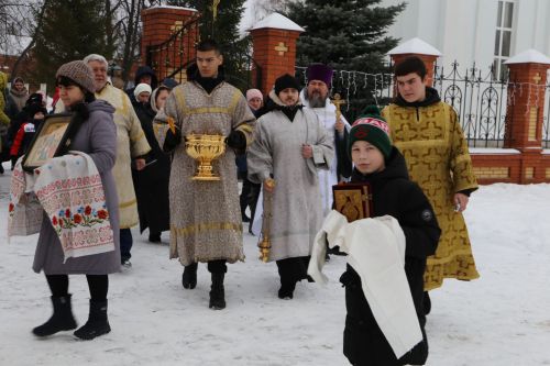 В Алексеевском празднуют Крещение Господне