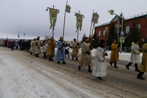 В Алексеевском празднуют Крещение Господне