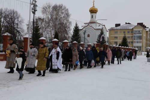 В Алексеевском празднуют Крещение Господне
