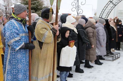 В Алексеевском празднуют Крещение Господне