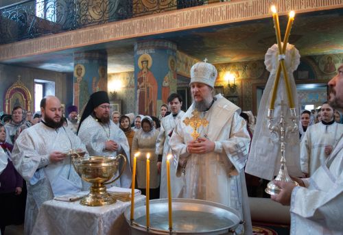 В Алексеевском празднуют Крещение Господне