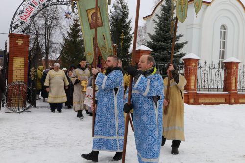 В Алексеевском празднуют Крещение Господне