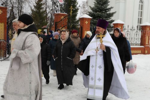 В Алексеевском празднуют Крещение Господне