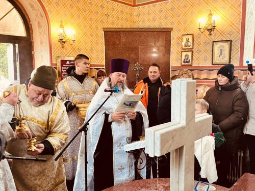 В Алексеевском празднуют Крещение Господне