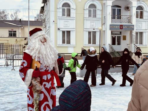 На Соборной площади прошли новогодние гуляния