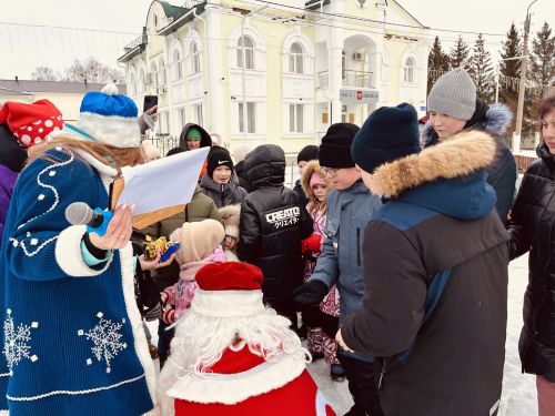 На Соборной площади прошли новогодние гуляния
