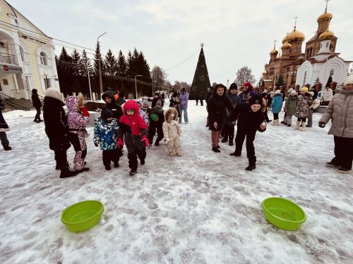 На Соборной площади прошли новогодние гуляния