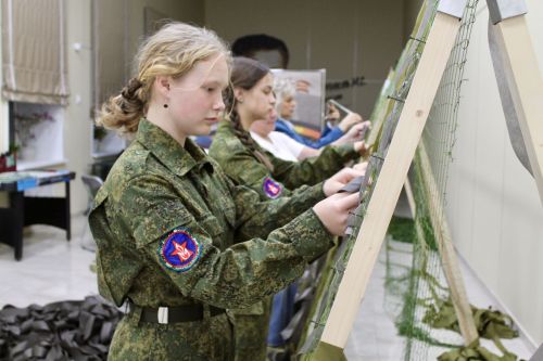 В подростковом клубе «Юнармеец» открыли новое пространство для помощи участникам СВО
