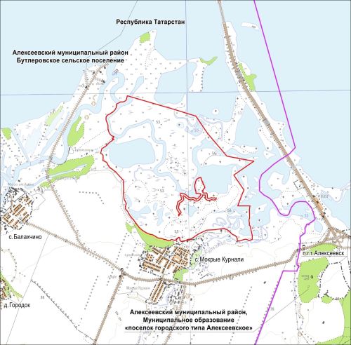 В Алексеевском районе создан новый природный заказник «Мокрые Курнали»