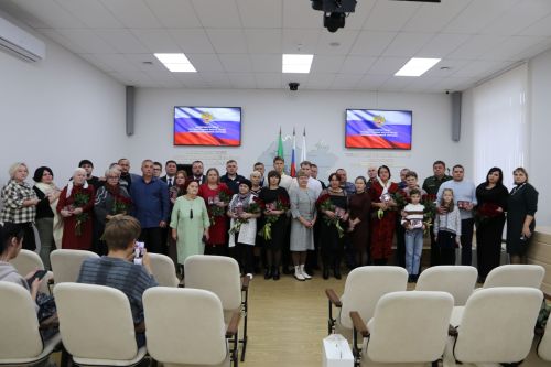 В Алексеевском районе состоялась церемония вручения государственных наград участникам специальной военной операции