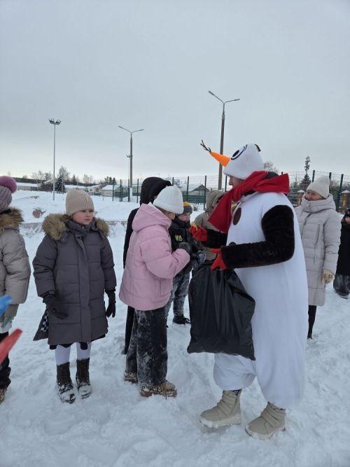 В Алексеевском прошли «Весёлые зимние эстафеты»
