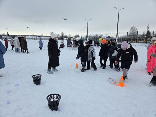В Алексеевском прошли «Весёлые зимние эстафеты»