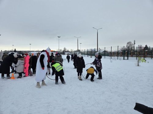 В Алексеевском прошли «Весёлые зимние эстафеты»
