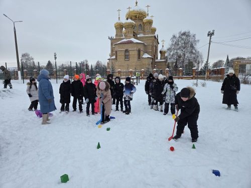 В Алексеевском прошли «Весёлые зимние эстафеты»