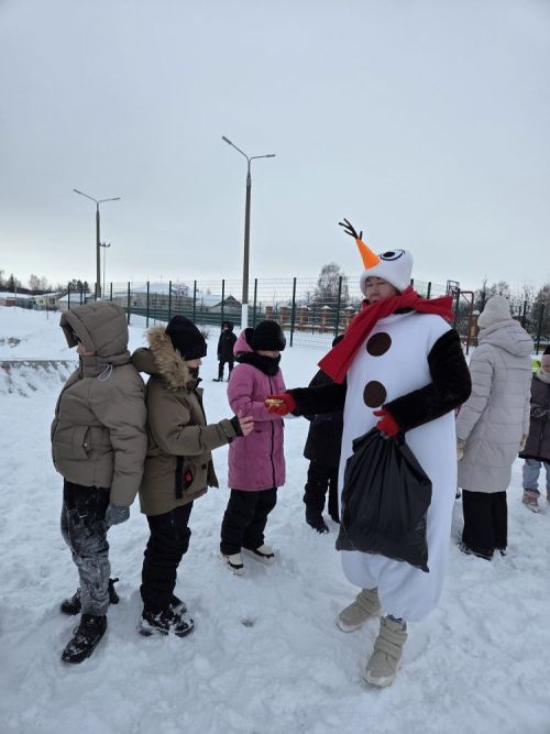В Алексеевском прошли «Весёлые зимние эстафеты»