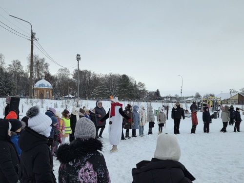 В Алексеевском прошли «Весёлые зимние эстафеты»