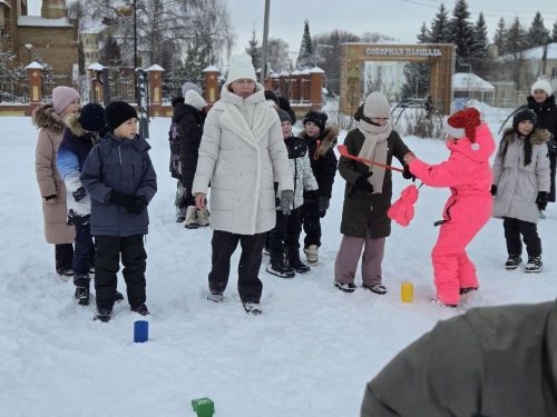 В Алексеевском прошли «Весёлые зимние эстафеты»