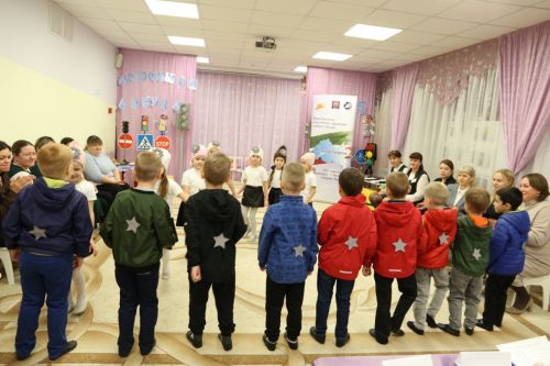 В детском саду «Петушок» состоялся очный финал конкурса «Дорожная азбука»