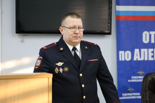 В Алексеевском районе представили нового начальника отдела МВД