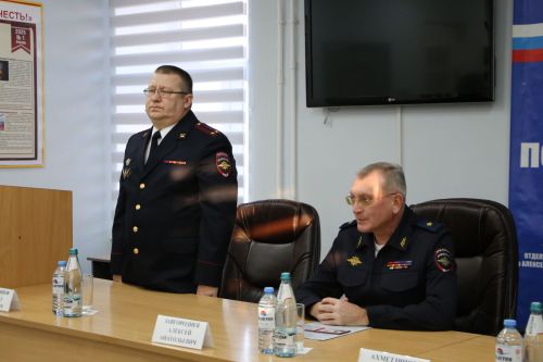 В Алексеевском районе представили нового начальника отдела МВД